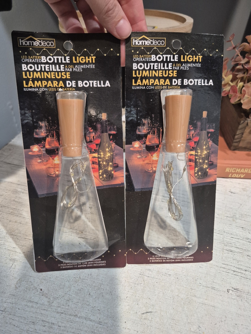 Free With Purchase Over $25 -Bottle Lights 2 Pk - Battery Operated LED